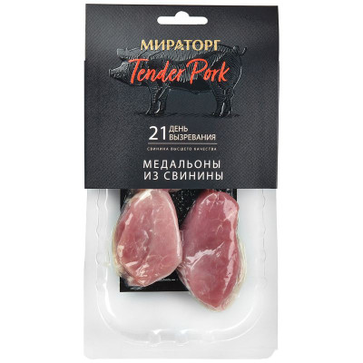 Изображение товара Медальоны свиные Мираторг Tender Pork охлаждённые, 250г