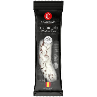 Изображение товара Колбаса сыровяленая Casademont Сальчичон монтанья экстра категория А, 250г