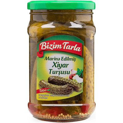 Изображение товара Огурцы Bizim Tarla маринованные, 670г
