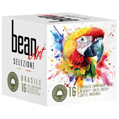 Изображение товара Кофе жареный молотый Bean Art Brasile в капсулах, 16х7г