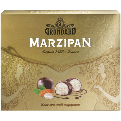 Изображение товара Конфеты Grondard Марципановые классические, 126г