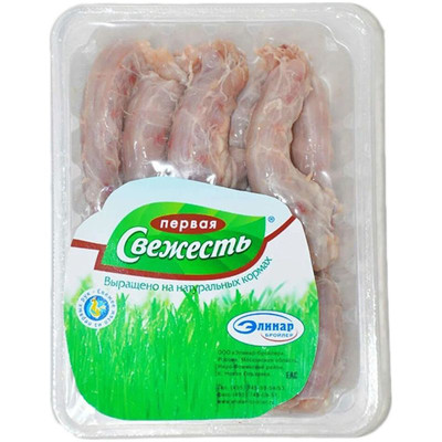 Изображение товара Шейки Первая Свежесть цыпленка-бройлера, 600г