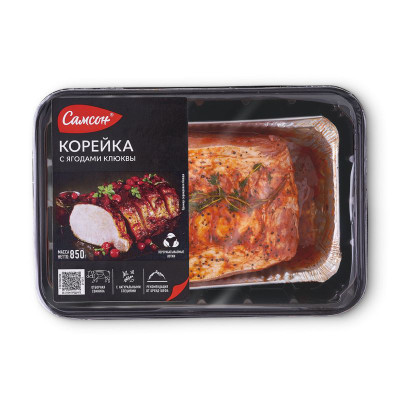 Изображение товара Корейка Самсон с ягодами клюквы, 850г