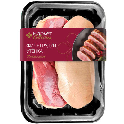 Изображение товара Филе грудки утёнка охлаждённое Маркет Collection, 600г