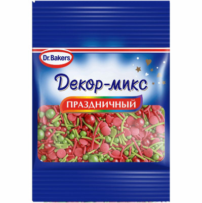 Изображение товара Декор-микс Dr.Bakers Праздничный, 10г