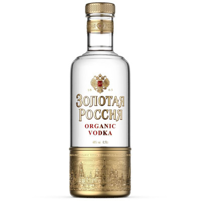 Изображение товара Водка Золотая Россия 40%, 500мл