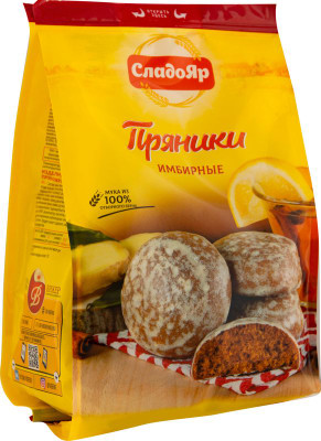 Изображение товара Пряники Сладояр имбирные, 350г