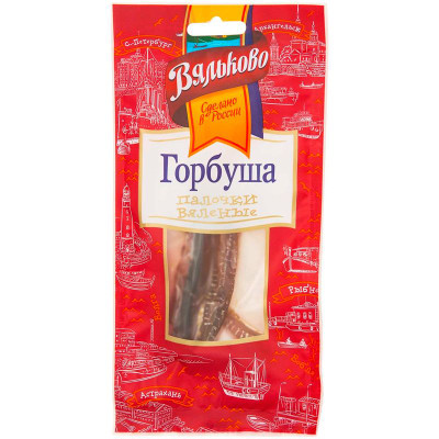 Изображение товара Горбуша Вяльково вяленая палочки, 30г