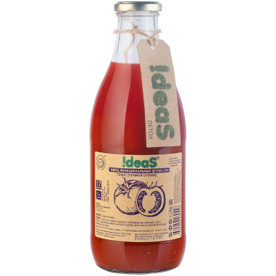 Изображение товара Сок Ideas томатный прямого отжима, 1л