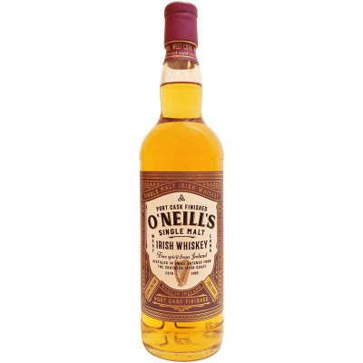 Изображение товара Виски ирландский односолодовый 40% O'Neills Port Cask Finished, 700мл