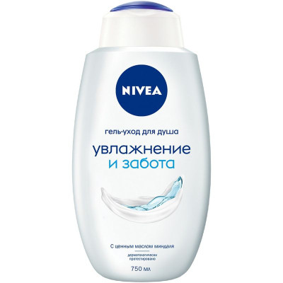 Изображение товара Гель-уход Nivea для душа Увлажнение и забота, 750мл