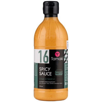 Изображение товара Соус Tamaki Спайси на основе растительных масел, 470мл