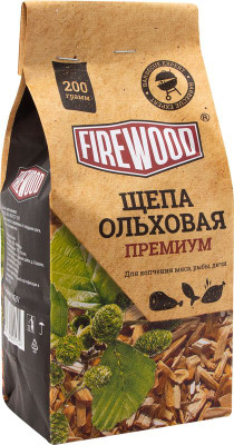 Изображение товара Щепа FireWood для копчения Премиум ольховая, 200г