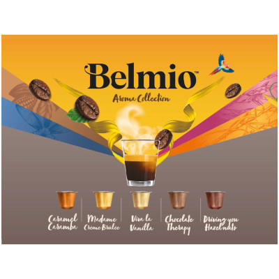 Изображение товара Кофе в капсулах Belmio Коллекция Арома натуральный жареный молотый, 5х52г