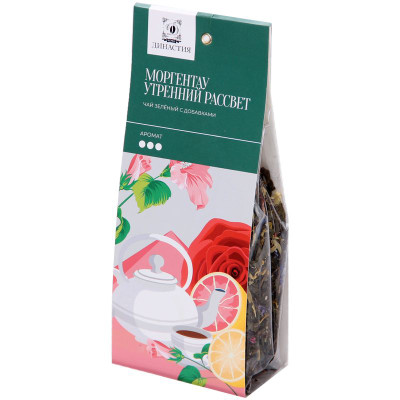 Изображение товара Чай Династия Моргентау Утренний Рассвет зелёный с добавками, 100г