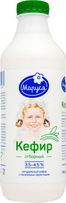 Изображение товара Кефир Маруся Отборный 3.5-4.5%, 930г
