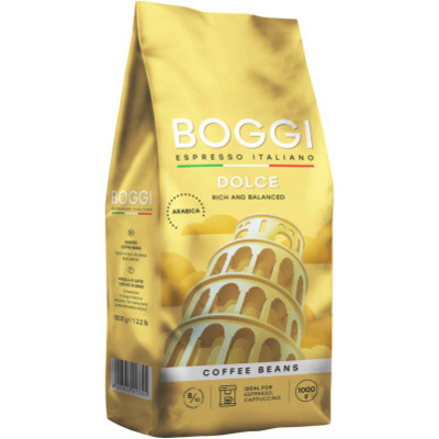 Изображение товара Кофе Boggi Дольче в зёрнах среднеобжаренный, 1кг