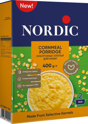 Изображение товара Хлопья Nordic кукурузные, 400г