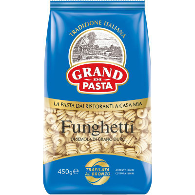 Изображение товара Макароны Grand Di Pasta Funghetti, 450г