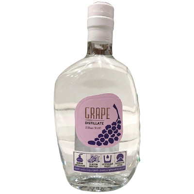 Изображение товара Водка Камень Виноградная 37,5%, 500мл