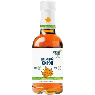 Изображение товара Сироп кленовый Зелёная Линия, 200мл