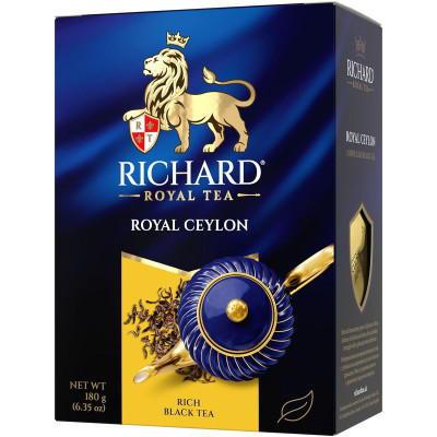 Изображение товара Чай Richard Royal Ceylon чёрный листовой, 180г