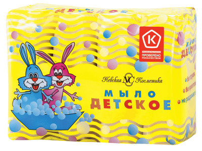 Изображение товара Мыло туалетное Невская Косметика Детское, 4х100г