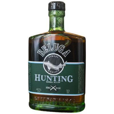 Изображение товара Ликёр Beluga Hunting Herbal Bitter десертный 40%, 50мл