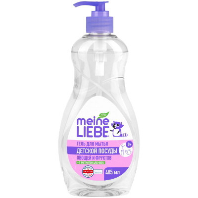 Изображение товара Гель Meine Liebe для мытья посуды овощей и фруктов, 485мл