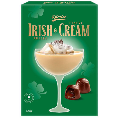 Изображение товара Конфеты Dimler в молочном и тёмном шоколаде с алкогольной начинкой Сливочный Ликёр, 150г