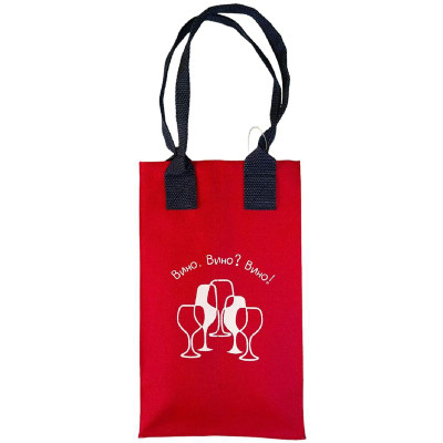 Изображение товара Сумка для 2 бутылок вина, 17х28х8см