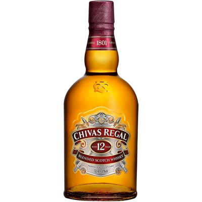 Изображение товара Виски Chivas Regal шотландский купажированный 12 лет, 750мл