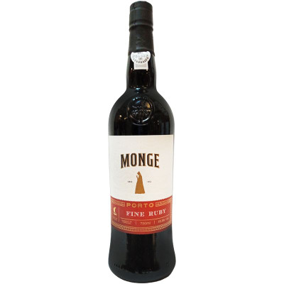 Изображение товара Портвейн Monge Porto Fine Ruby марочный красный крепкий 19.5%, 750мл