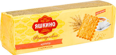 Изображение товара Крекер Яшкино Французский хрустящий с кунжутом, 185г