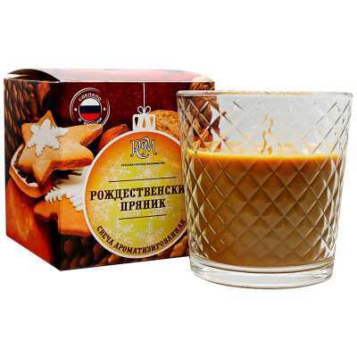 Изображение товара Свеча ароматизированная Русская Свечная Мануфактура Рождественский пряник, 130г