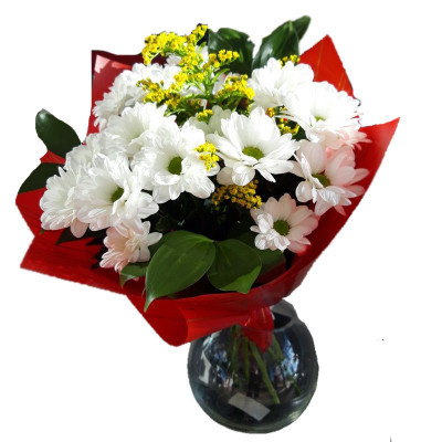 Изображение товара Букет цветов Хризантемы стандарт сборный