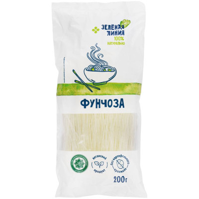 Изображение товара Лапша Фунчоза бобовая Зелёная Линия, 200г