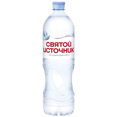 Изображение товара Вода Святой источник природная питьевая негазированная 1л