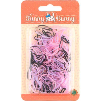 Изображение товара Резинки для волос Funny Bunny rubber mix XFB1-16, 80шт