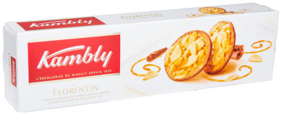 Изображение товара Печенье Kambly Butterfly Florentin миндаль-карамель-шоколад, 100г