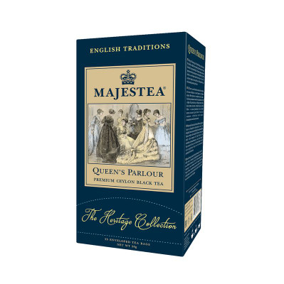 Чай Majestea Квинз парле чёрный цейлонский в пакетиках, 25х2г