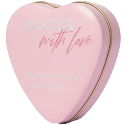 Изображение товара Чай Basilur Влюблённые Сердца гибискус-вишня-лепестки розы с ароматом вишнёвое мороженое зелёный, 20г