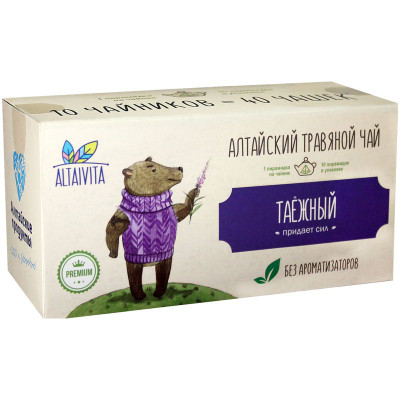 Изображение товара Чай Altaivita Таёжный, 10х4г