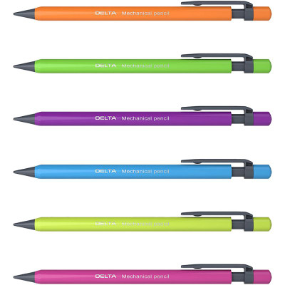 Изображение товара Карандаш механический ErichKrause Delta в ассортименте + 20 грифелей