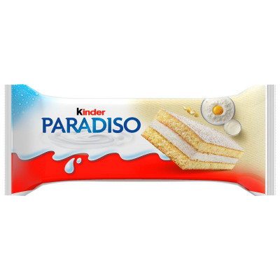 Изображение товара Пирожное бисквитное Kinder Paradiso молоко-лимон, 29г