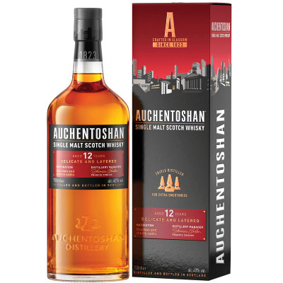 Изображение товара Виски Auchentoshan 12 Years Old 40% в подарочной упаковке, 700мл