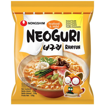 Изображение товара Лапша Nongshim Неогури с морепродуктами быстрого приготовления, 120г