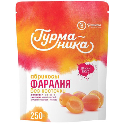 Изображение товара Абрикос Планета Витаминов Фаралия без косточки быстрозамороженный, 250г