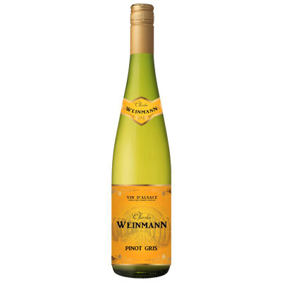 Изображение товара Вино Weinmann Pinot Gris белое полусухое 13%, 750мл