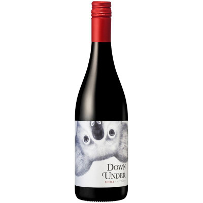 Изображение товара Вино Down Under Shiraz Австралия красное полусухое, 750мл